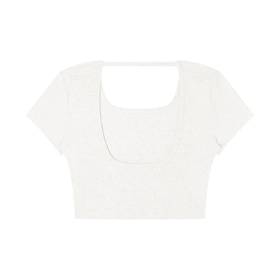 Women's Square Neck Crop T-Shirt