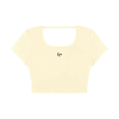 Women's Square Neck Crop T-Shirt