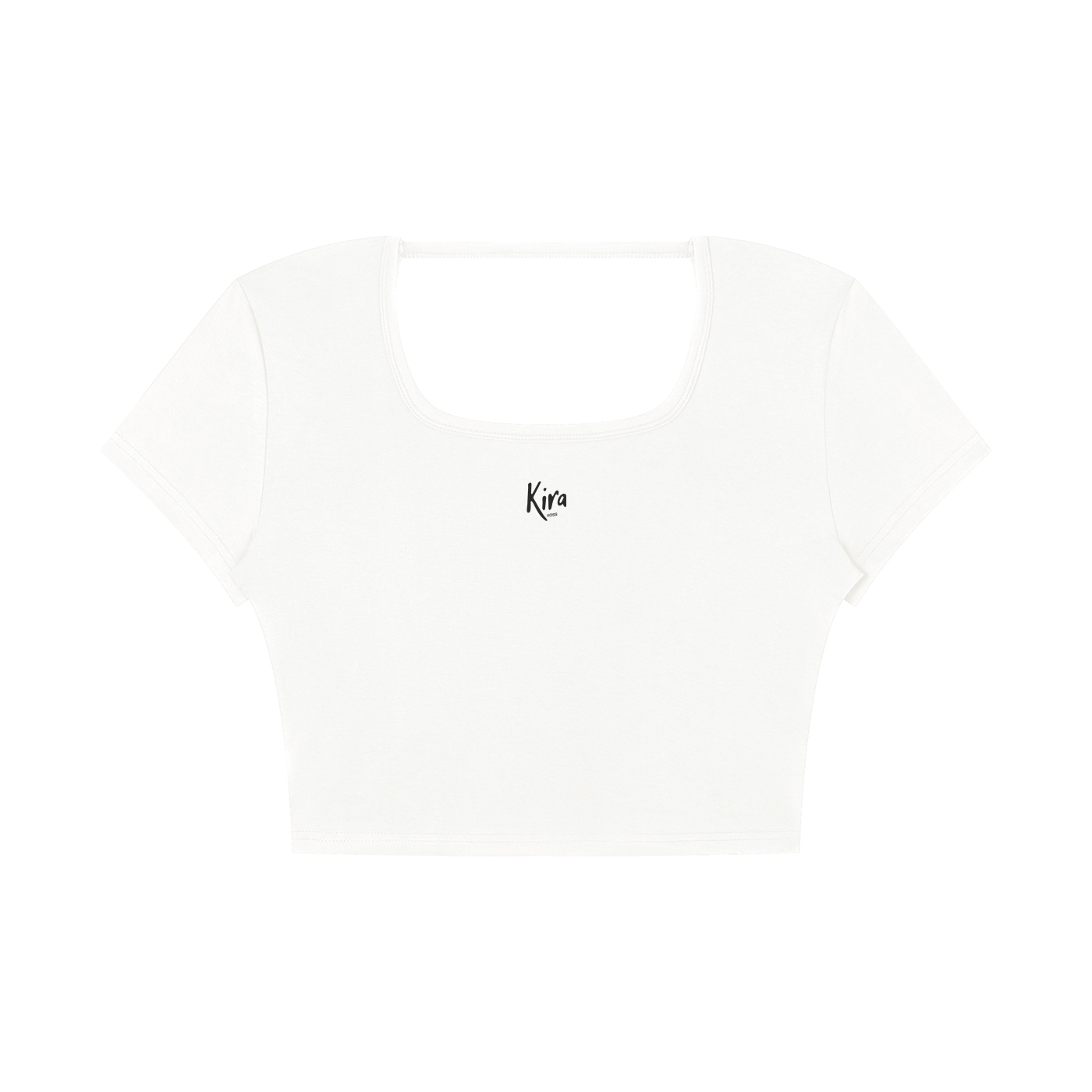Women's Square Neck Crop T-Shirt